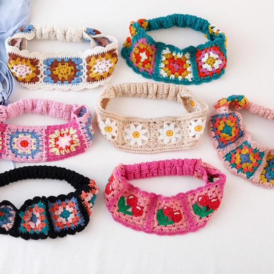 Scarvii - Cute Stylish Colorful Floral Knit Headband