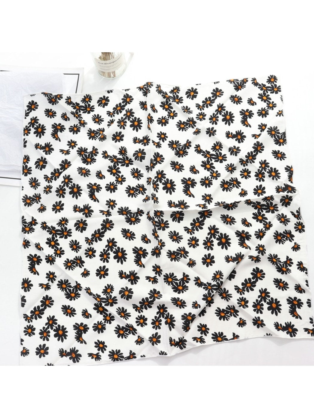 Scarvii - Floral Fashion Square Scarf