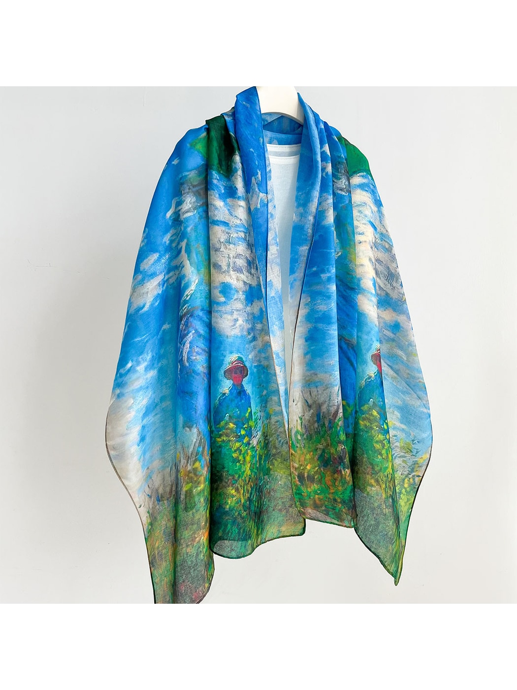 Scarvii - Abstract Print Lightweight Scarf
