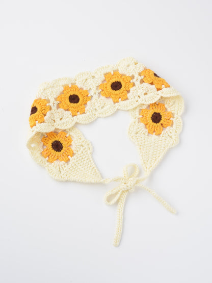 Haila - Crochet Flower Hairband - Summer's Perfect Accessory