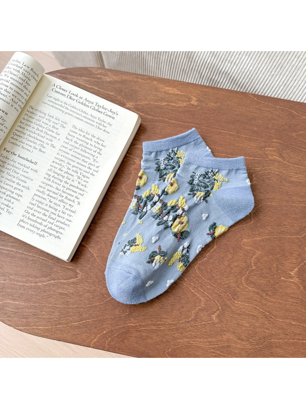 Rufia - Classic Floral Print Ankle Socks product image 3