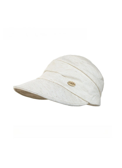 Haila - Textured Folded Brim Cloche Hat