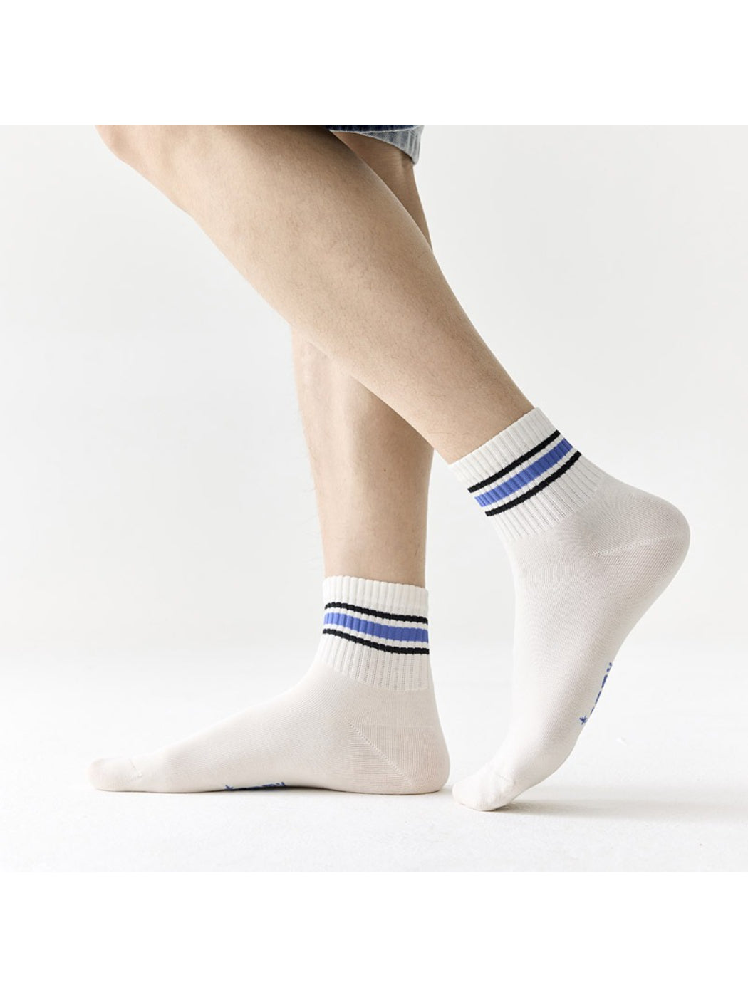 Rufia - Ribbed Stripe Ankle Socks product image 4