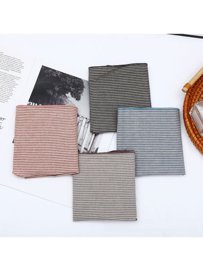Scarvii - Retro Stripe Print Triangle Bandana