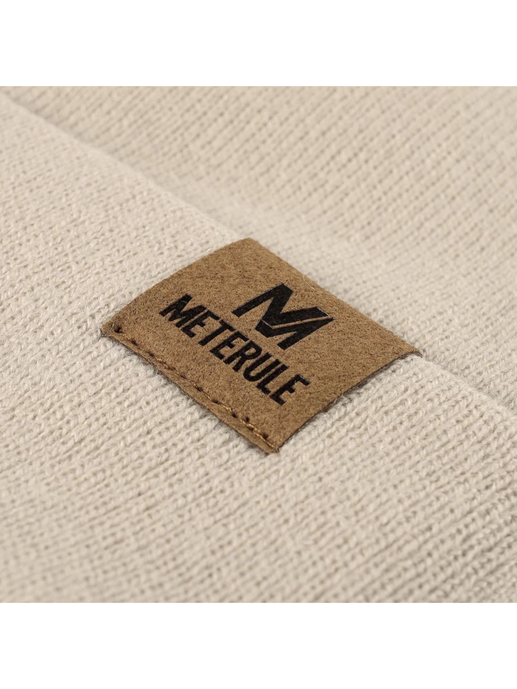 Haila - Letter Patch Cuffed Beanie