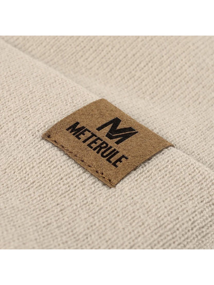Haila - Letter Patch Cuffed Beanie