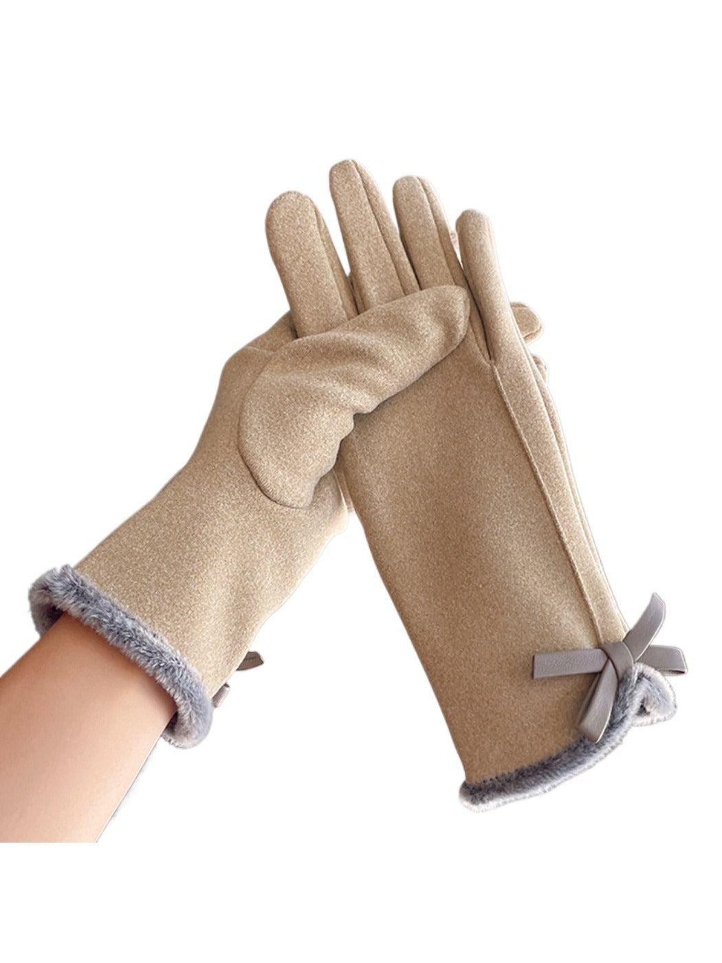 Gloving - Women's Winter Touchscreen Gloves with bow