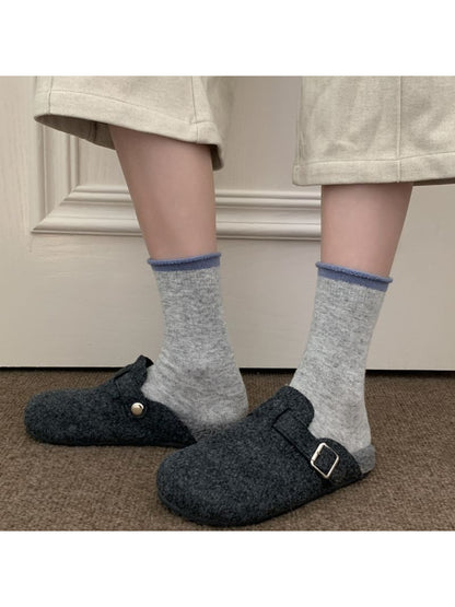 Rufia - Soft Roll-Edge Crew Socks