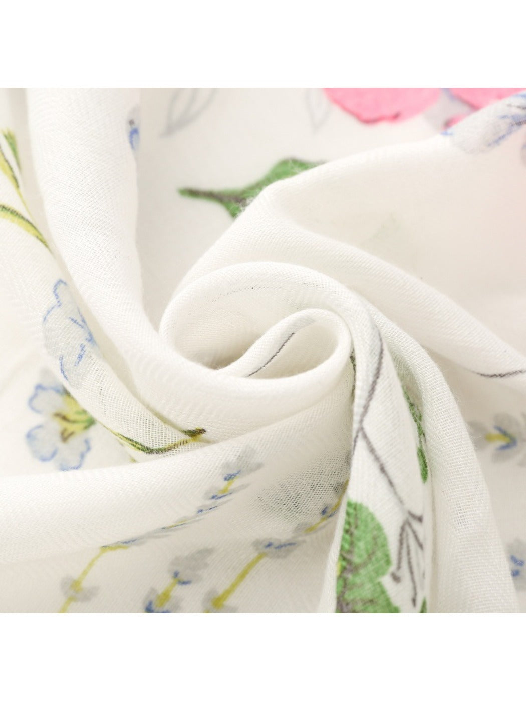 Scarvii - Floral Tassel Travel Scarf