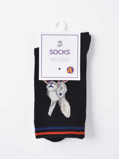 Rufia - Bunny Head Stripe Crew Socks product image 4