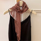 Scarvii - Elegant Sheer Polka Dot Skinny Scarf