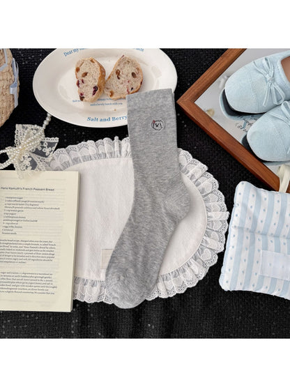 Rufia - Cute Animal Embroidered Casual Socks