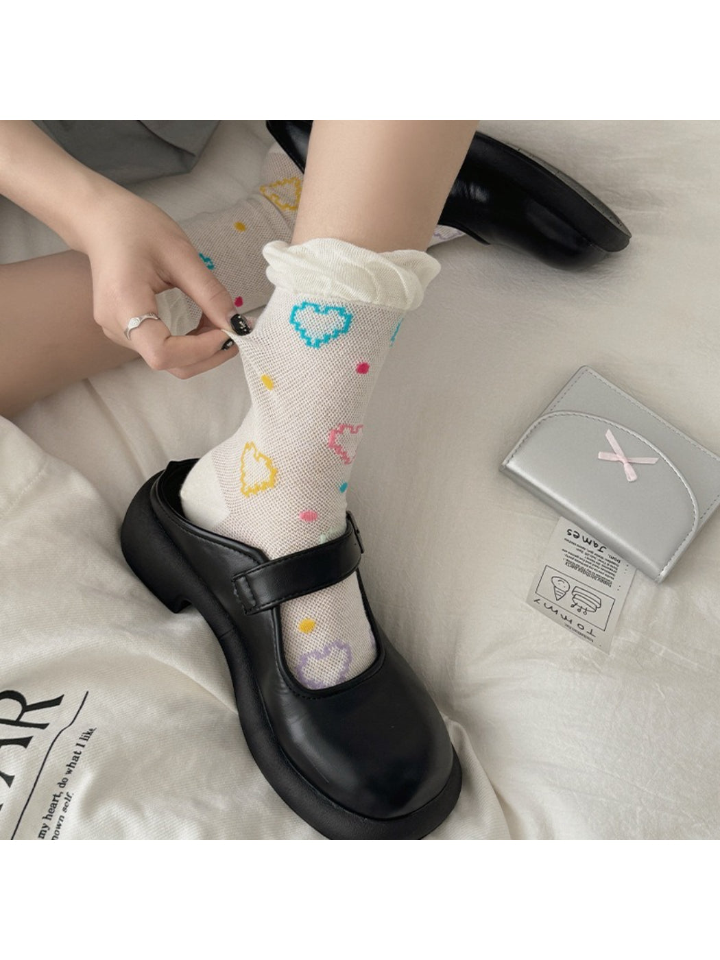 Rufia - Colorful Star Heart Ruffle Crew Socks product image 3
