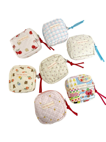 Cosbai – Cute Mini Storage Pouch with Cartoon Pattern