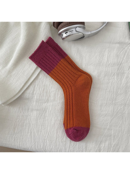 Rufia - Bold Colorblock Crew Socks