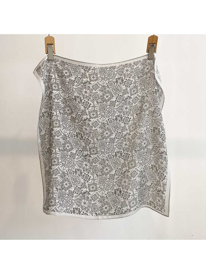 Scarvii - Painterly Floral Fashion Square Scarf
