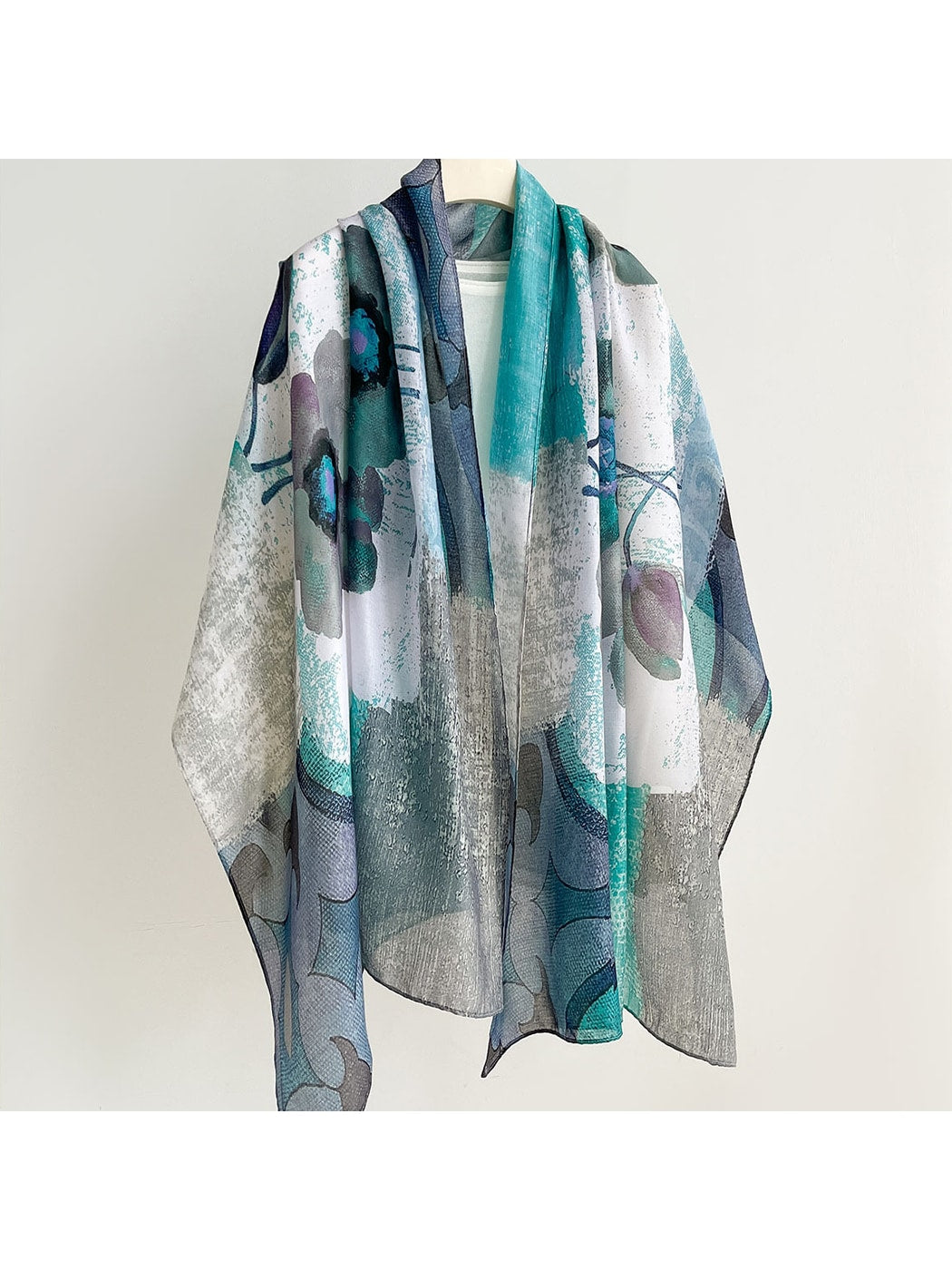 Scarvii - Flowing Art Print Summer Wrap Scarf