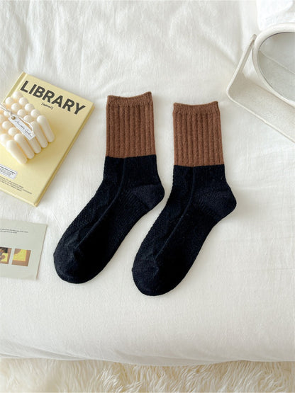 Rufia - Colorblock Cozy Crew Socks