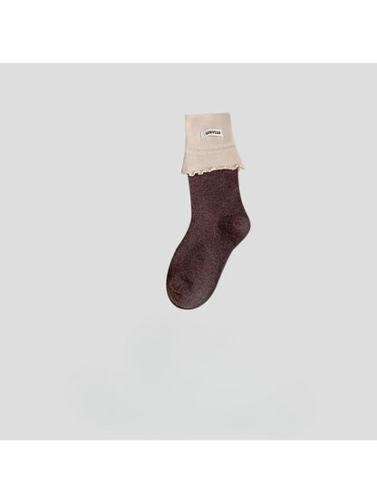 Rufia - Soft Cuff Detail Crew Socks