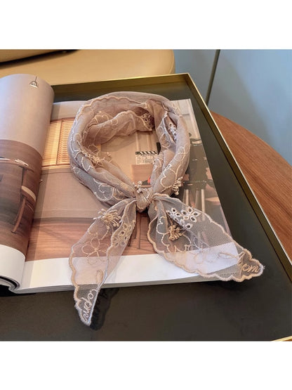 Scarvii - Sweet Style Lace Narrow Scarf
