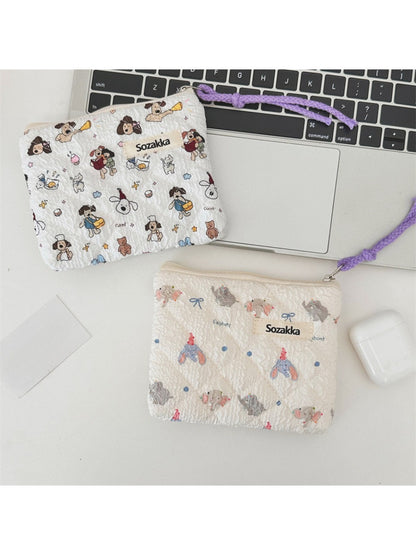 Cosbai - Soft Coin Purse & Pouch with Animals Pattern