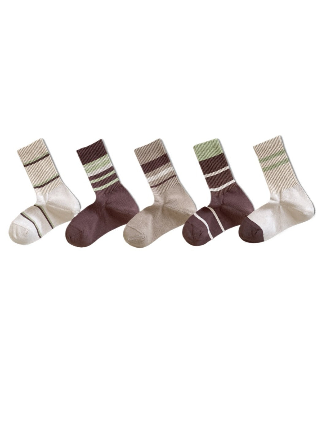 Rufia - Striped Color Block Seamless Socks for Women