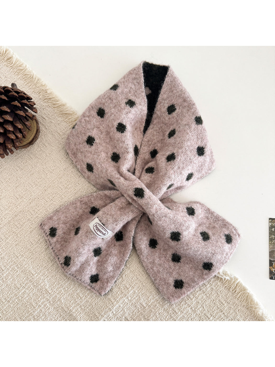 Scarvii - Polka Dot Narrow Scarf