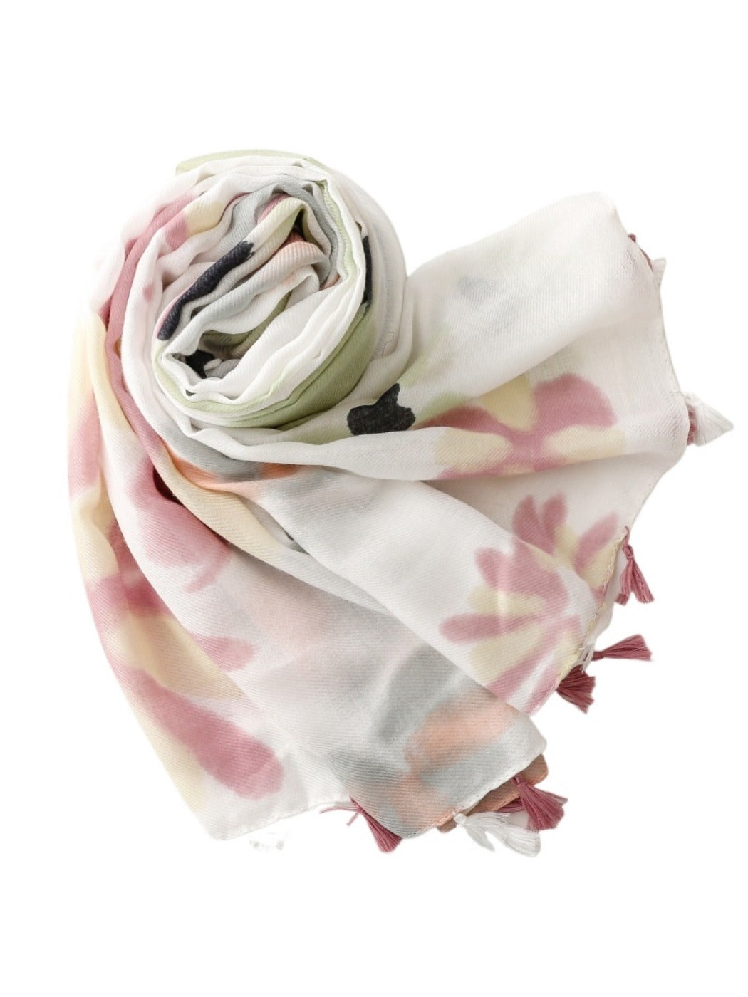 Scarvii - Elegant Floral Print Scarf & Shawl