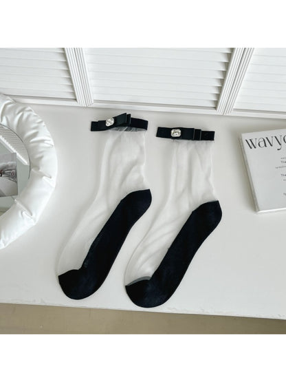 Rufia - Sheer Polka Dot Ruffle Socks product image 6