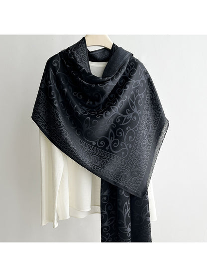 Scarvii - Summer Scrollwork Print Scarf Wrap