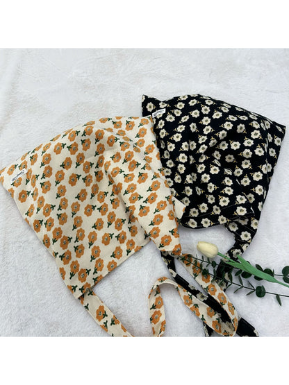 Cosbai - Floral Print Shoulder Bag