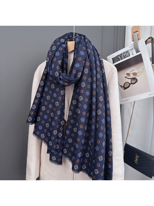 Scarvii - Vintage Geometric Pattern Scarf