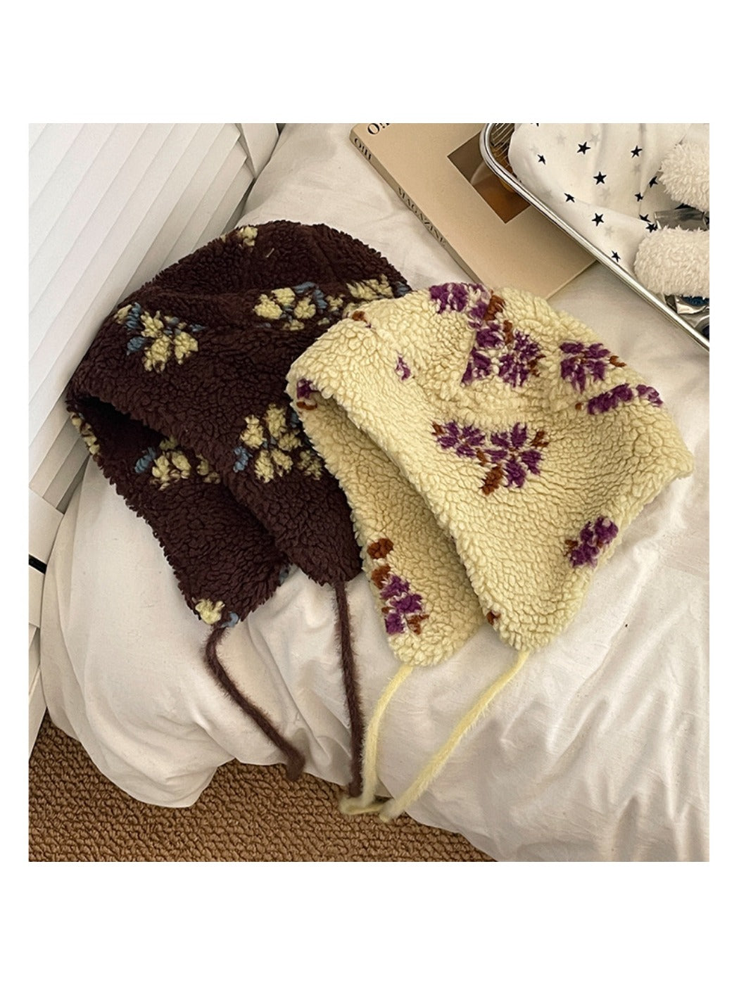 Haila - Floral Earflap Hat