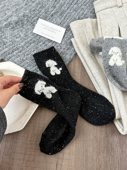 Rufia - Soft Dog Accent Crew Socks