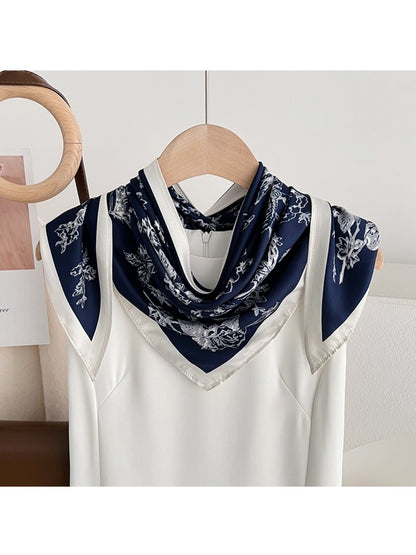 Scarvii Botanical Triangle Neck Scarf