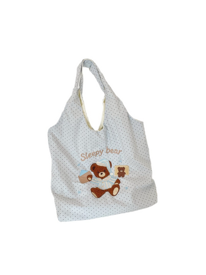 Cosbai - Sleepy Bear Shoulder Tote