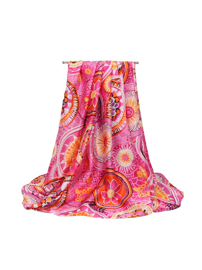 Scarvii - Mandala Print Long Fashion Scarf