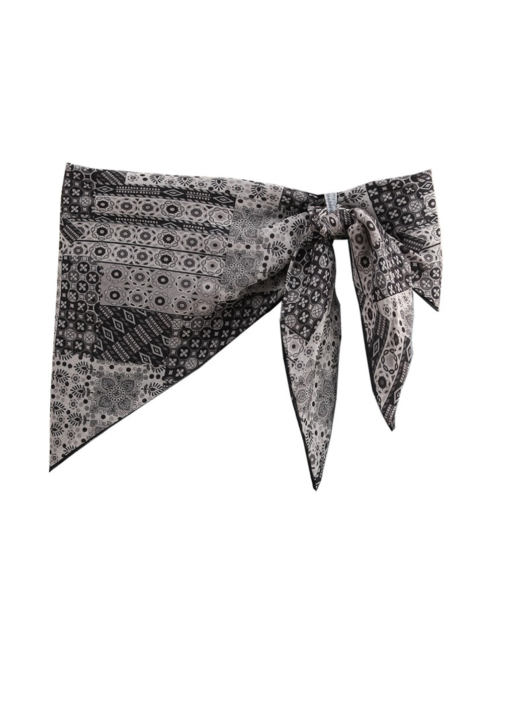 Scarvii - Fashion Floral Pattern Triangle Scarf