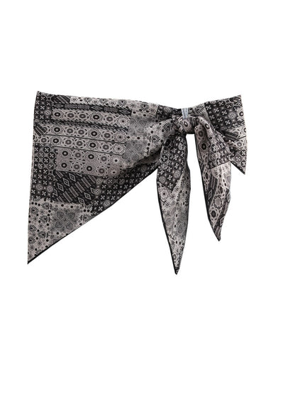 Scarvii - Fashion Floral Pattern Triangle Scarf