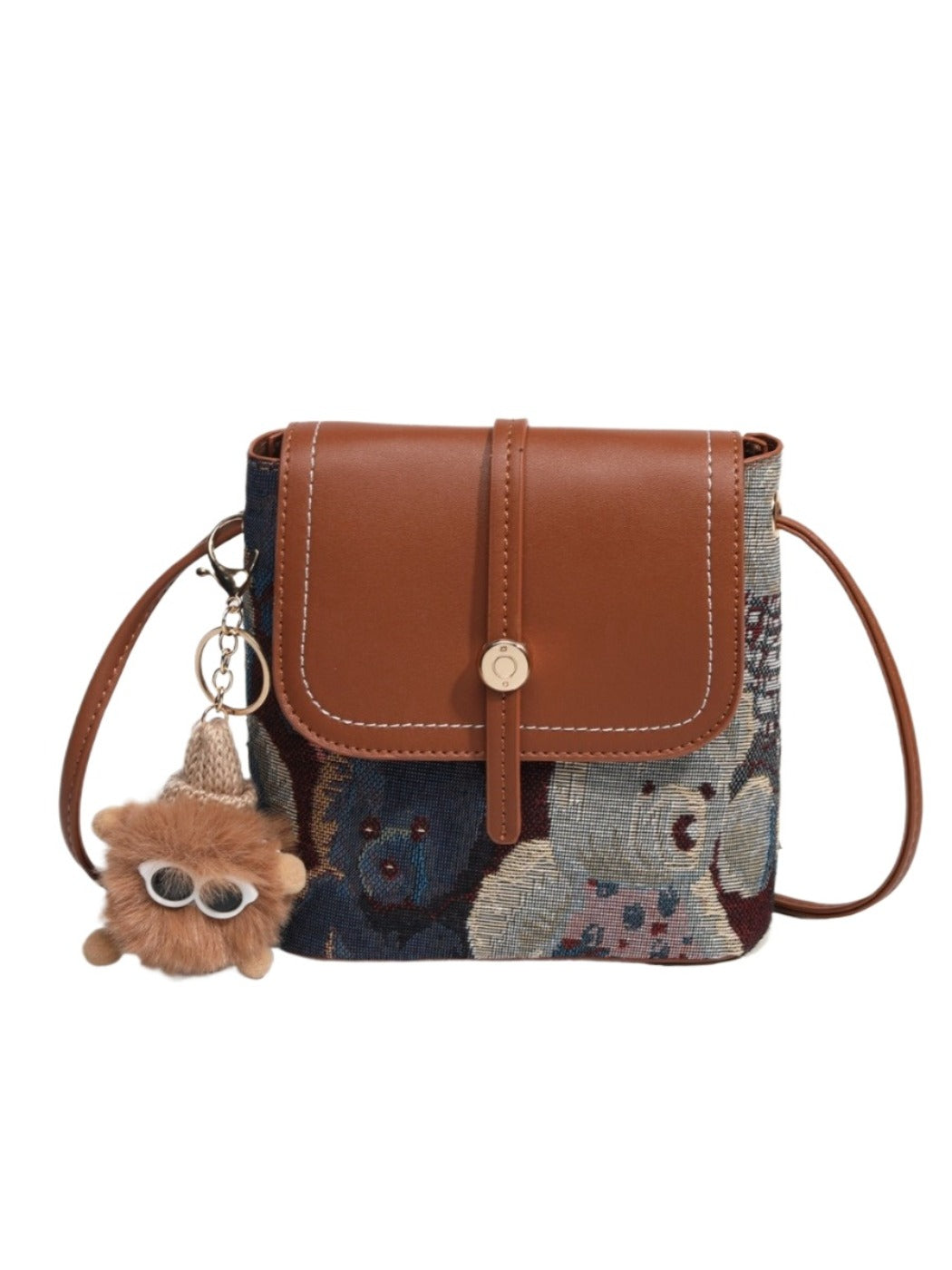 Cosbai - Simple Color-Block Crossbody Bag – Playful & Practical