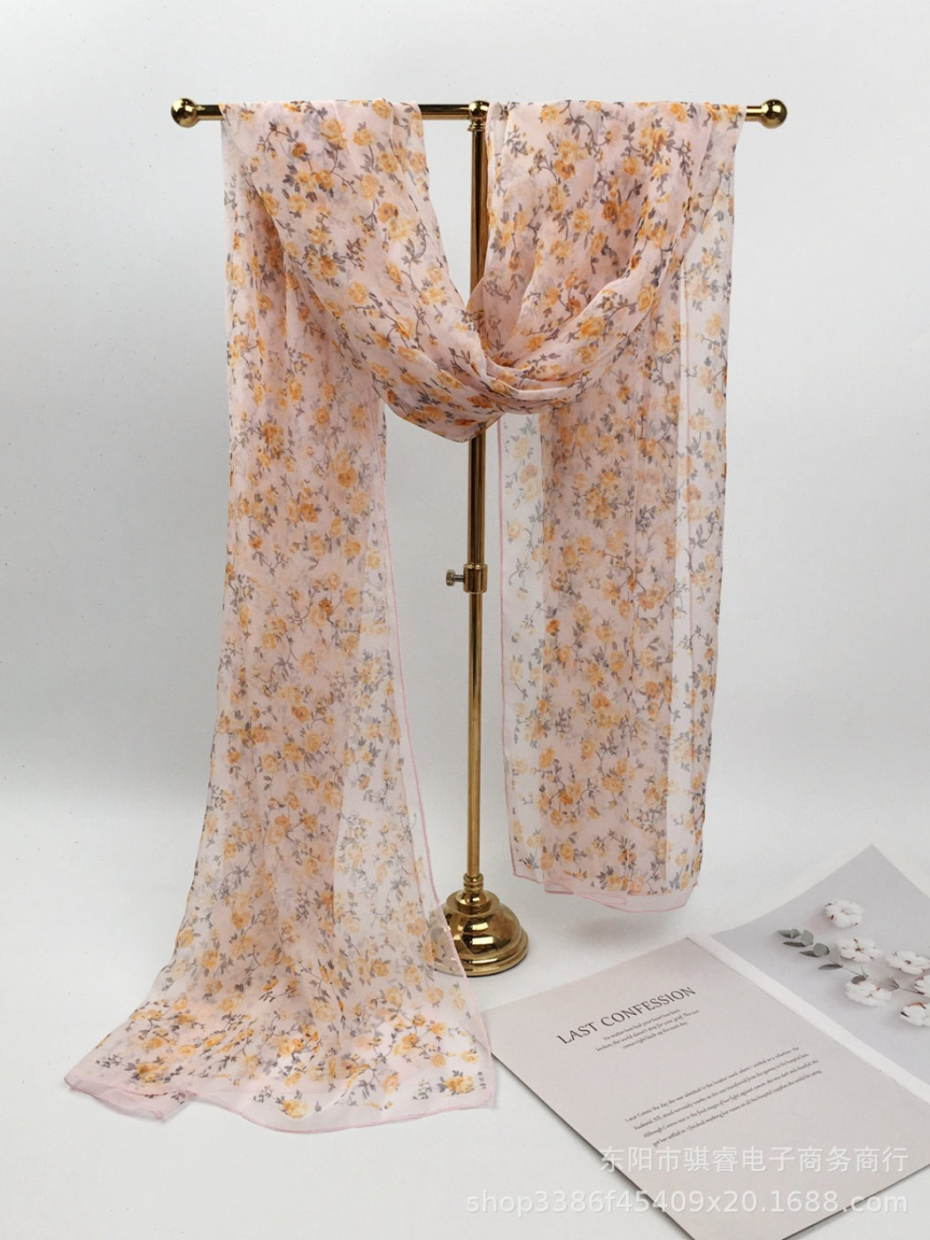 Scarvii - Floral Print Scarf & Shawl