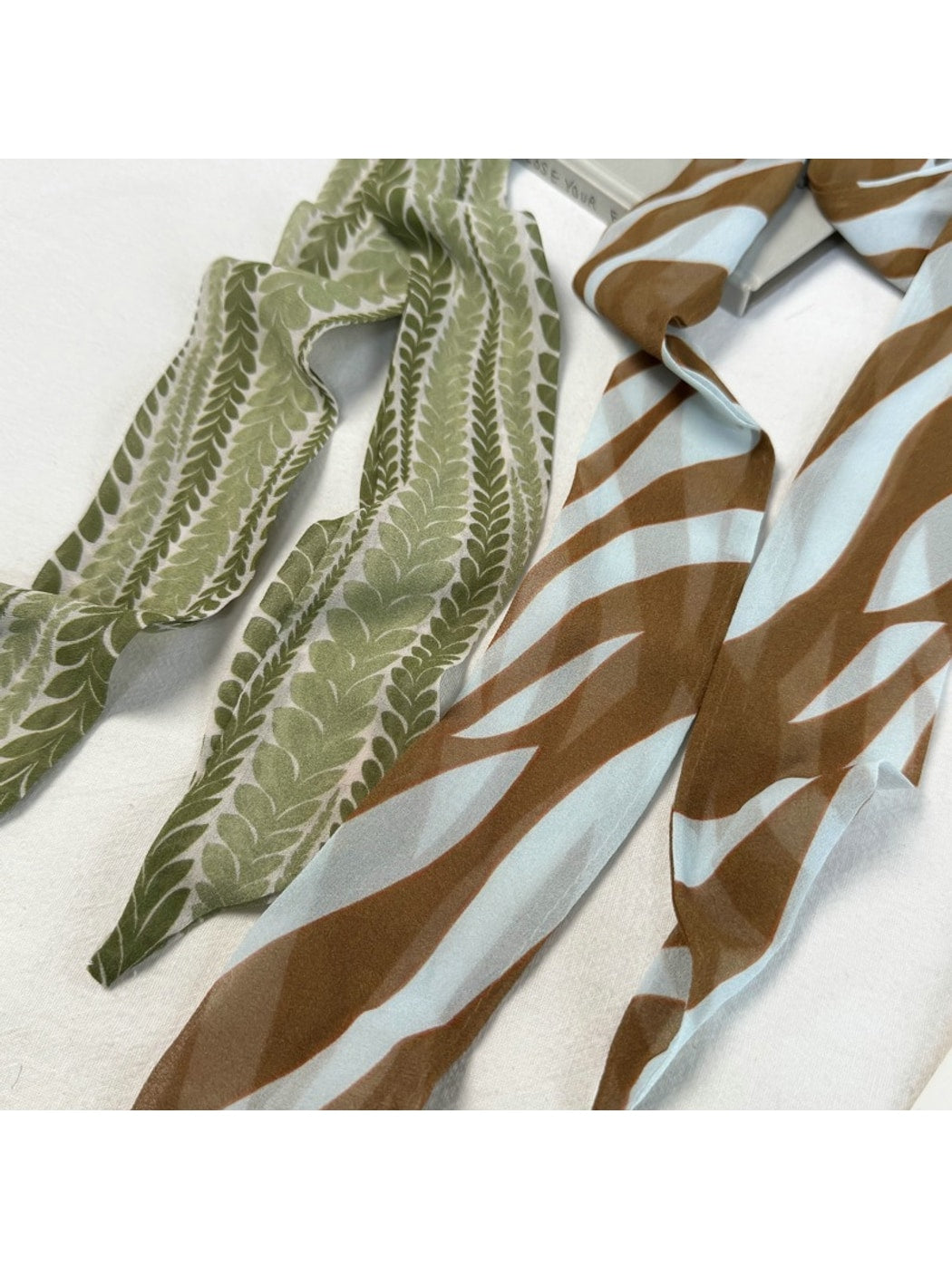 Scarvii - Chic Patterned Fashion Narrow Scarf