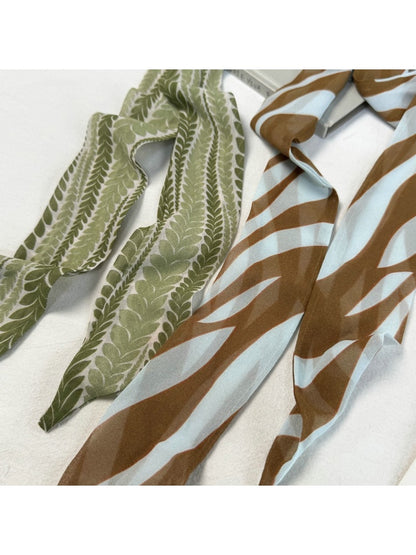 Scarvii - Chic Patterned Fashion Narrow Scarf
