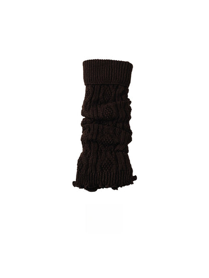 Cozyra - Vintage Geometric Knit Leg Warmers