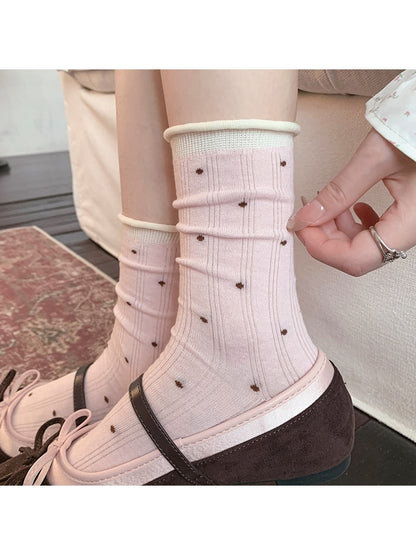 Rufia - Lightweight Polka Dot Socks