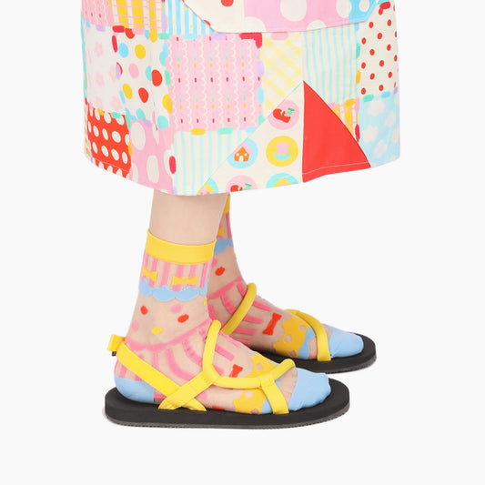 Rufia - Pastel Cartoon Socks - Breathable & Soft