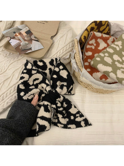 Scarvii - Cozy Bow Knot Knit Scarf