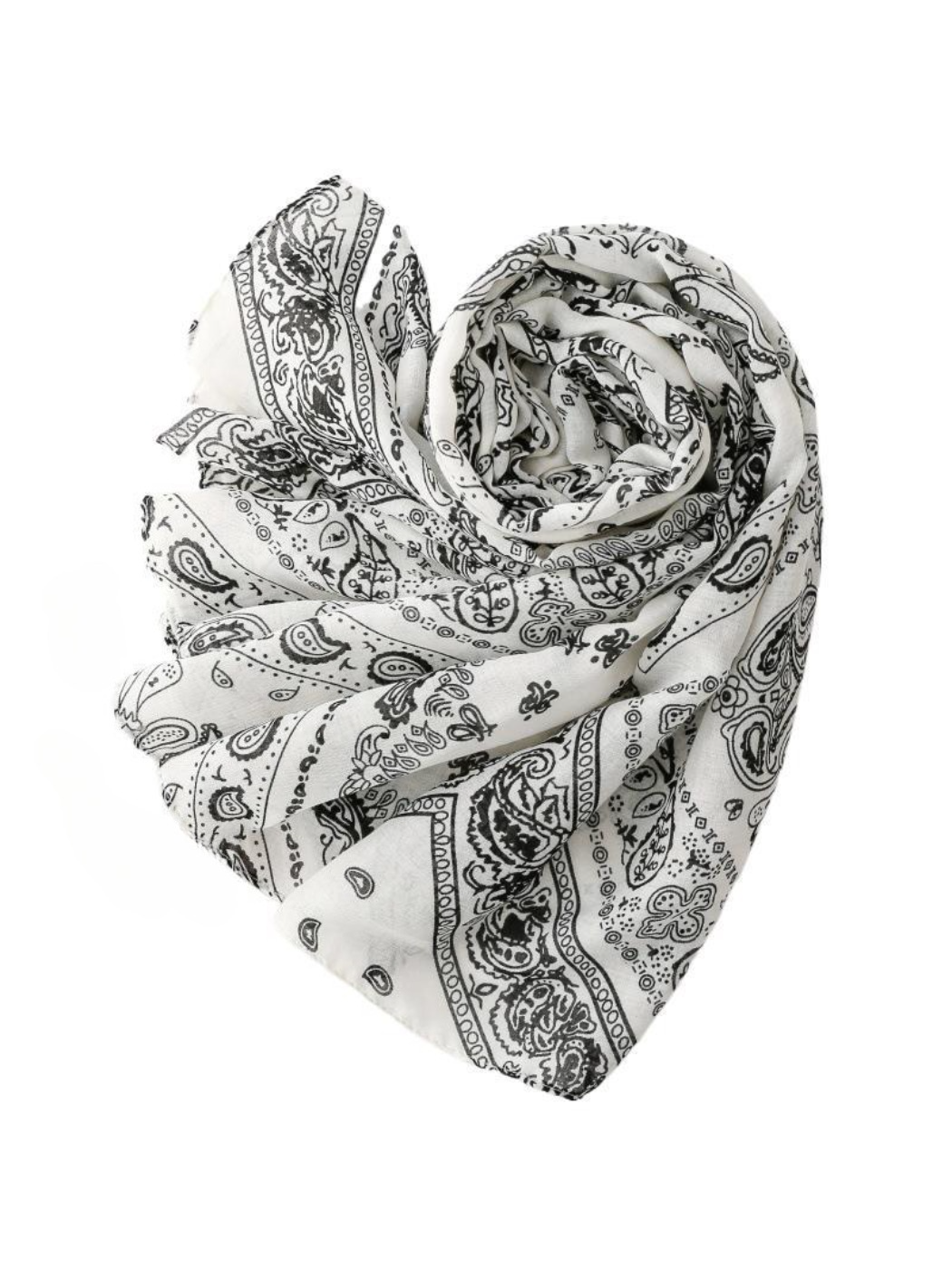 Scarvii - Paisley Patchwork Lightweight Wrap Scarf