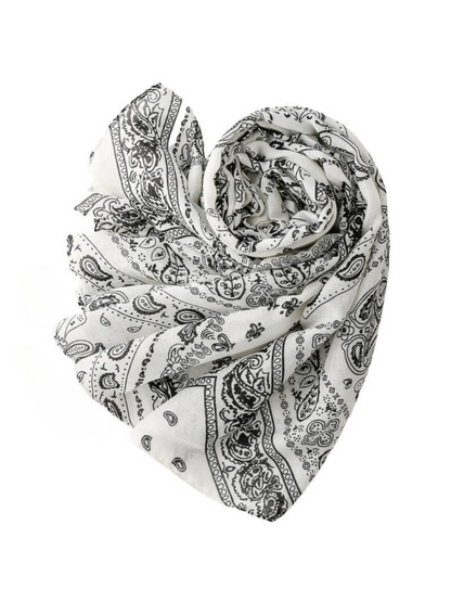 Scarvii - Paisley Patchwork Lightweight Wrap Scarf