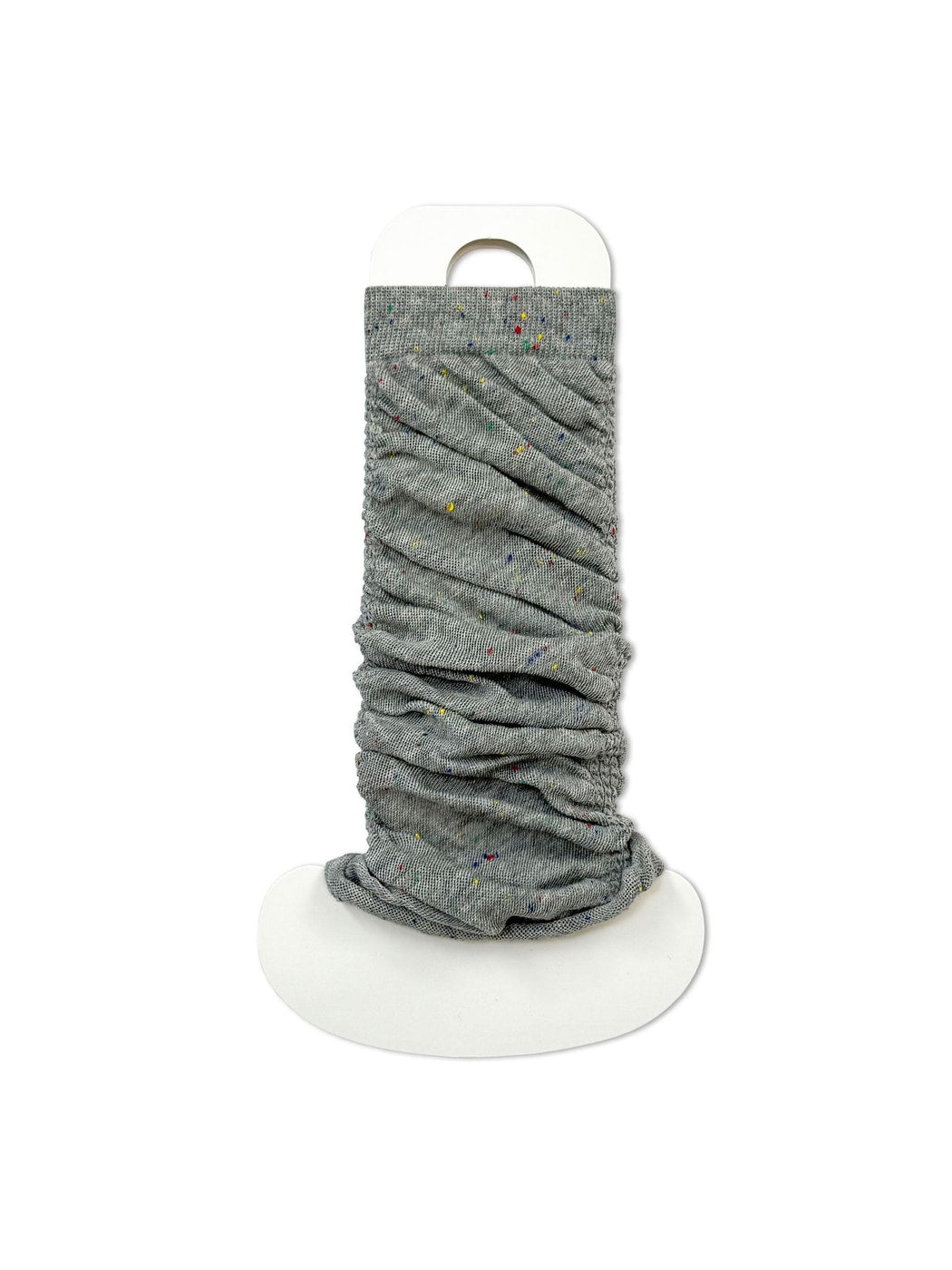 Cozyra - Speckled Ruched Mid-Calf Leg Warmers